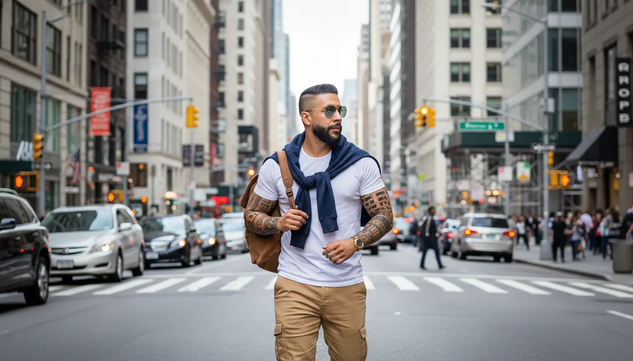 Modern Urban Lifestyle Fashion Portrait