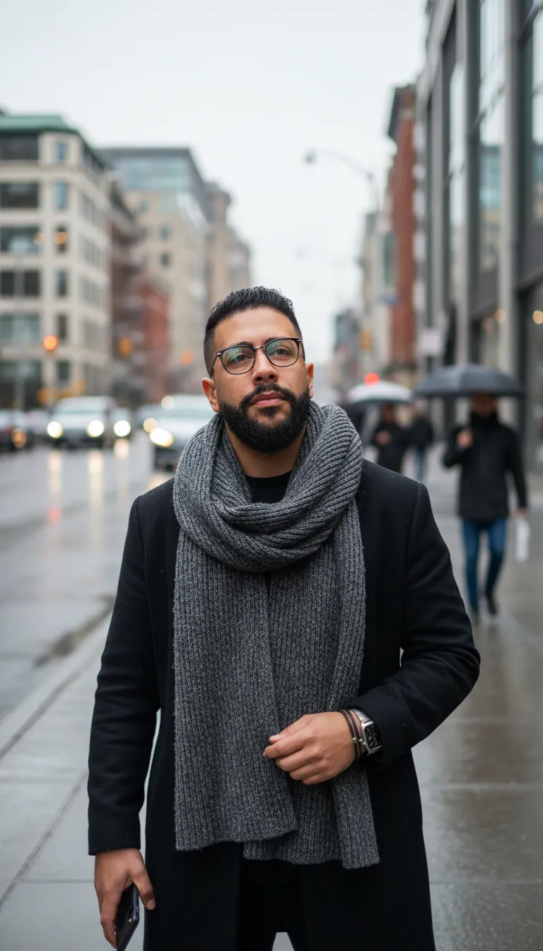 Contemporary Urban Street Style Editorial Portrait Template