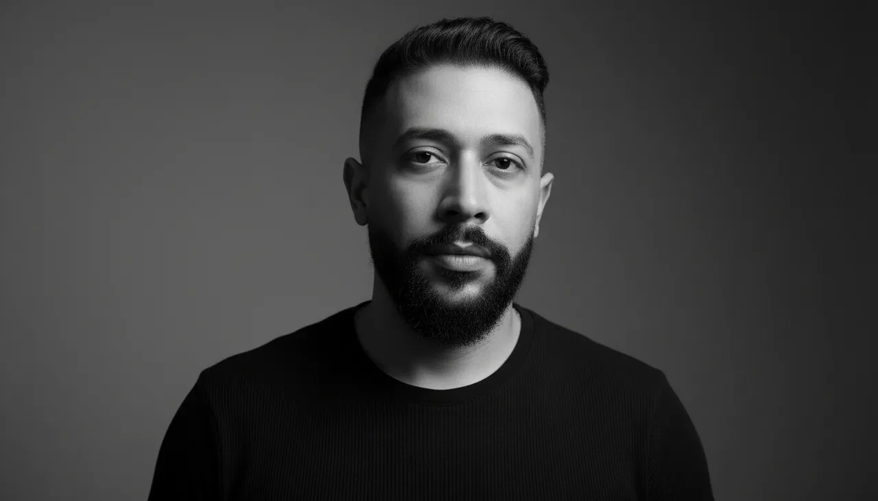 Monochrome Studio Portrait