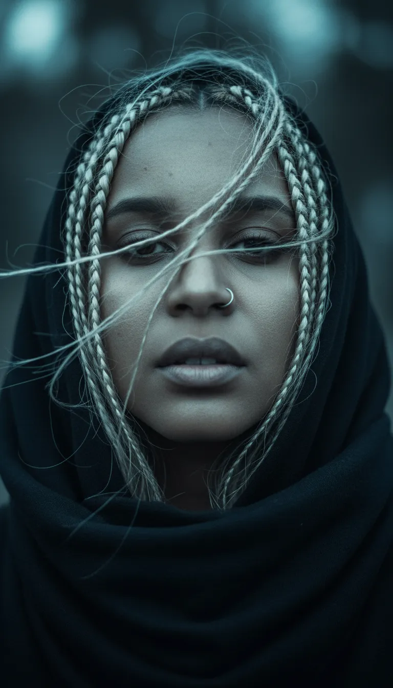 Ethereal Rebellion – Cinematic Female Portrait