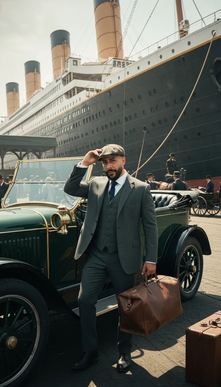 Titanic Departure Cinematic Portrait