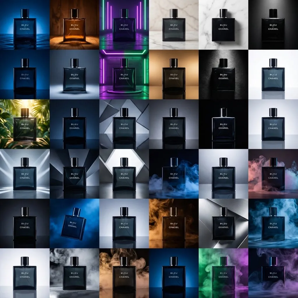 36 Unique Product Variations in 6x6 Grid