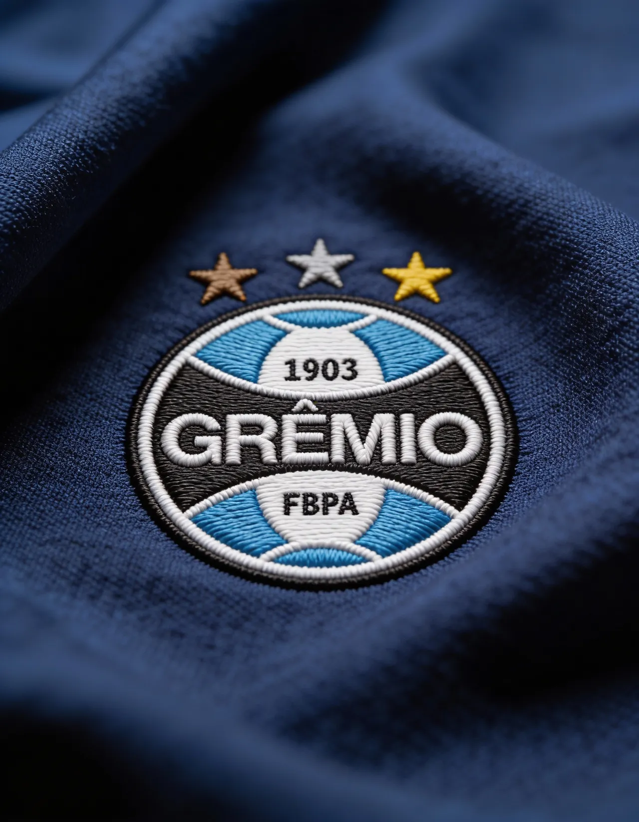 Premium Embroidered Sports Club Emblem Mockup Template