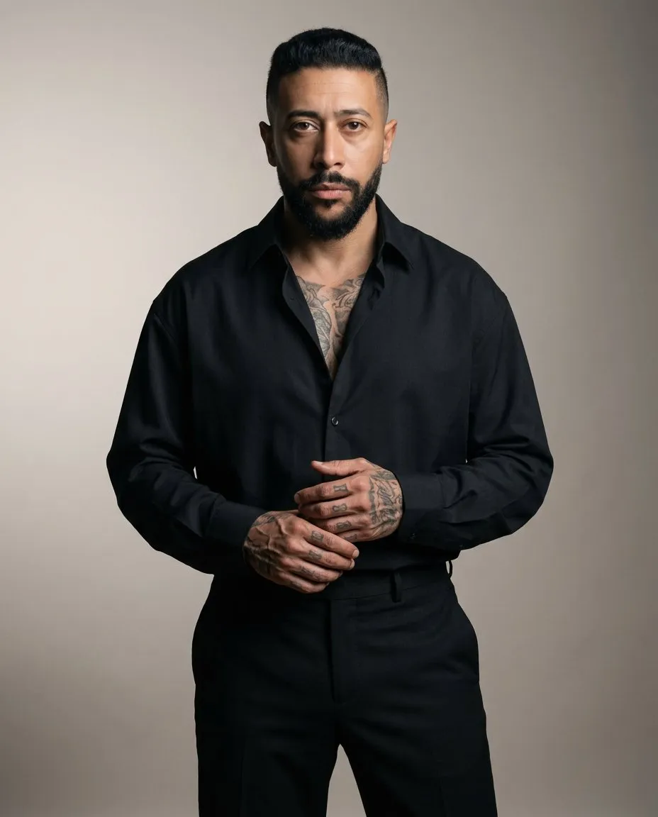 Ultra-Realistic Fashion Editorial Portrait, Minimal Luxury