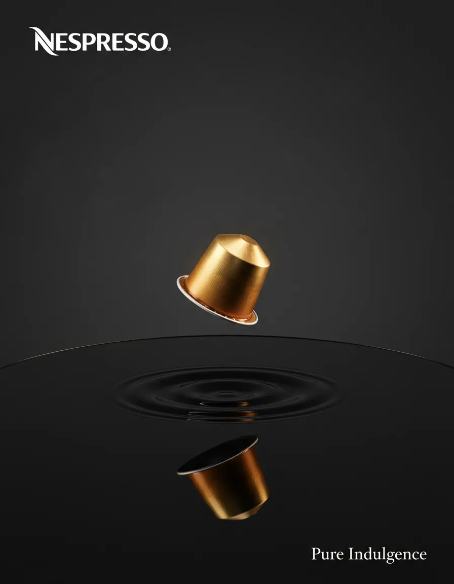 Surreal Minimalist Photoreal Print Ad Template