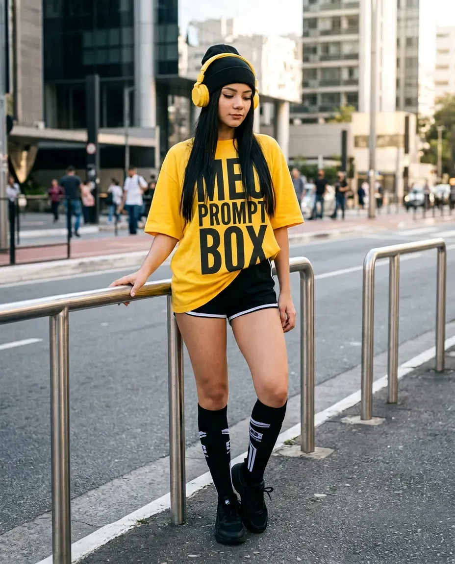 Hyper-Realistic Street Fashion Photography, Cinematic Urban Editorial